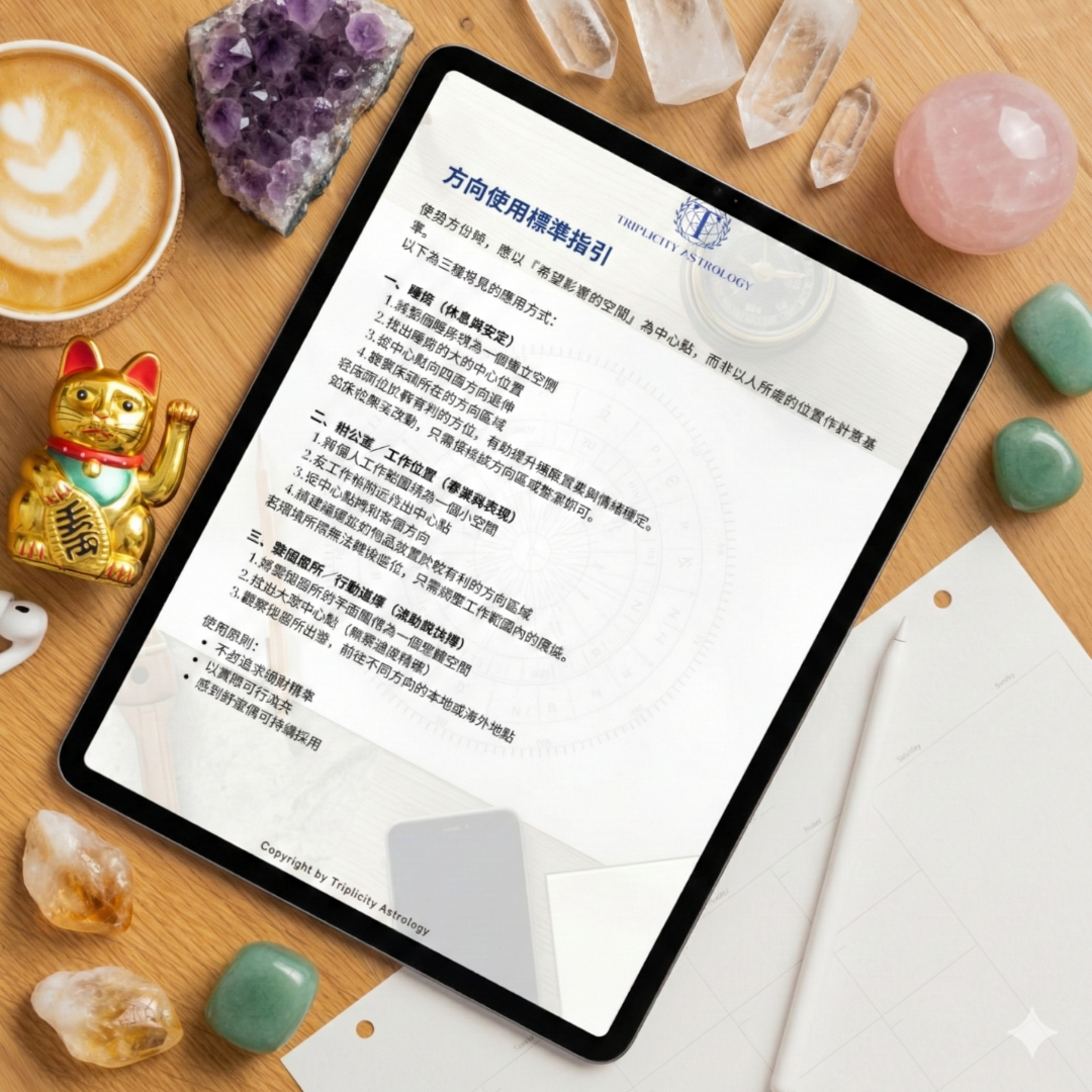 開運地圖 — 方位指引羅盤